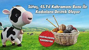 Sütaş, 45.Yıl Kahramanı Buzu İle Kadınlara Destek Oluyor