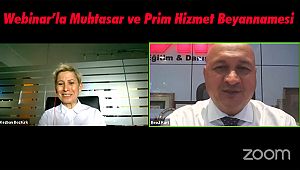 Webinar’la Muhtasar ve Prim Hizmet Beyannamesi