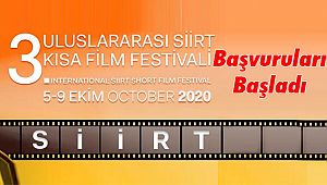 3. Siirt Uluslararası Kısa Film Festivali Başvuruları Başladı