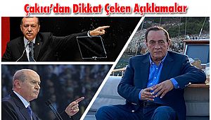 Çakıcı’dan Dikkat Çeken Açıklamalar