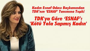 Kadın Esnaf Odası Başkanından TDK'nın 'ESNAF' Tanımına Tepki