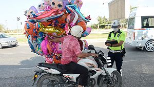 Kask kullanmayan 5 bin 380 motosiklet sürücüsüne CEZA kesildi 