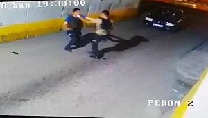 Kavga eden polis ve bekçi görevlerinden uzaklaştırıldı