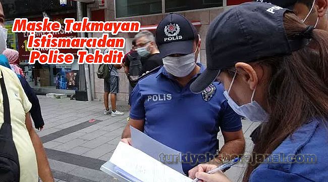 Maske Takmayan İstismarcıdan Polise Tehdit
