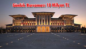 Cumhurbaşkanlığı Sarayı'nın Günlük Harcaması 10 Milyon TL