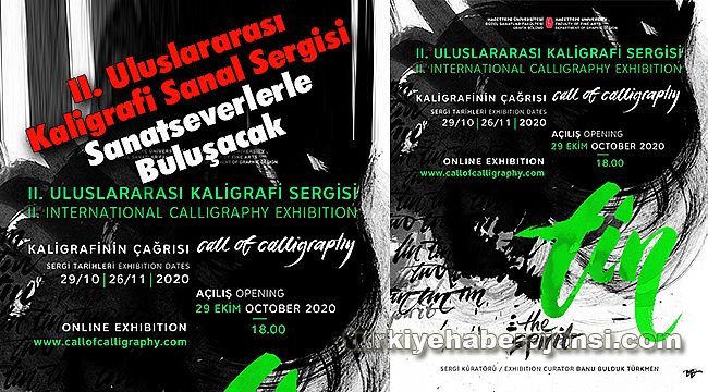 II. Uluslararası Kaligrafi Sanal Sergisi Sanatseverlerle Buluşacak