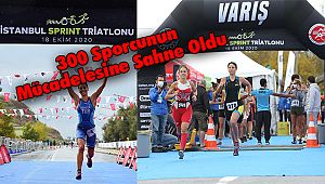 İstanbul Sprint Triatlonu 300 Sporcunun Mücadelesine Sahne Oldu