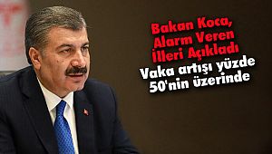 Bakan Koca, Alarm Veren İlleri Açıkladı