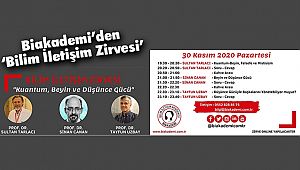 Biakademi'den 'Bilim İletişim Zirvesi'