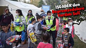 İŞGADER'den İzmir Depremzedelere Yardım Seli
