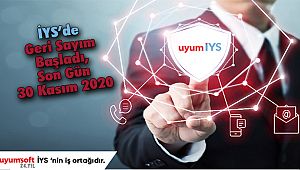 İYS’de Geri Sayım Başladı, Son Gün 30 Kasım 2020