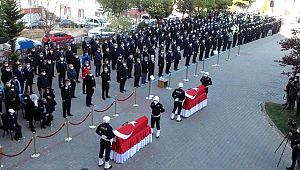 Kaza Kurbanı 2 Polis Törenle Memleketlerine Uğurlandı 