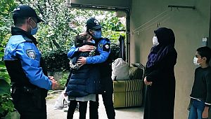 Polislik mesleğini seven Ayşegül'e ZİYARET SÜRPRİZİ 