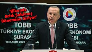 'Ülkemiz Artık Şahlanış Dönemine Giriyor'