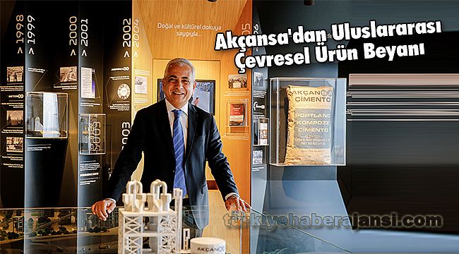 Akçansa'dan Uluslararası Çevresel Ürün Beyanı