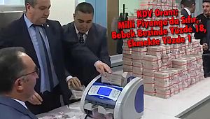 KDV Oranı; Milli Piyango'da Sıfır, Bebek Bezinde Yüzde 18, Ekmekte Yüzde 1!