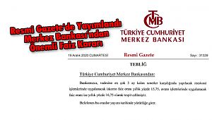 Merkez Bankası'ndan Önemli Faiz Kararı 