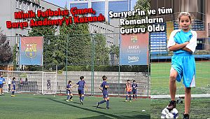 Minik Futbolcu Çimen, Barça Academy’yi Kazandı