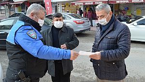 Polis Aşı Dolandırıcılığına Karşı BROŞÜR dağıttı 