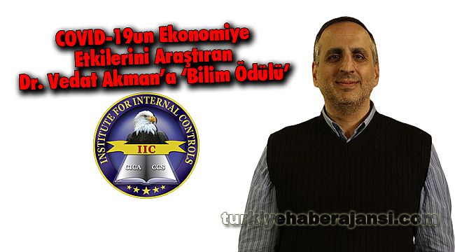 COVID-19 Araştırmaları Nedeniyle Dr. Vedat Akman’a ‘Bilim Ödülü’