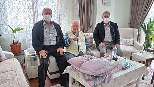 90 Yaşındaki Emektar Polise YAŞ GÜNÜ Ziyareti 