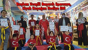 Başkan Vergili Başarılı Sporcuya, Siyah Kuşağını Hediye Etti