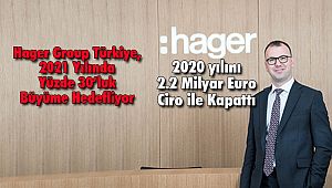 Hager Group Türkiye, 2021 Yılında Yüzde 30'luk Büyüme Hedefliyor