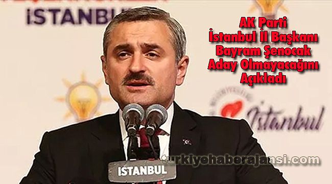 İl Başkanı Şenocak Kongrede Aday Olmayacağını Açıkladı