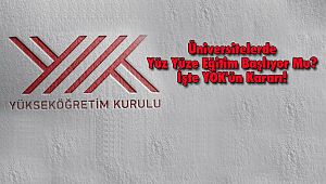 Üniversitelerde Yüz Yüze Eğitim Başlıyor Mu? İşte YÖK'ün Kararı!