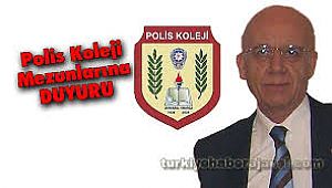 Polis Koleji Mezunlarına KONGRE DUYURUSU 