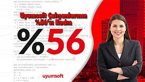 Uyumsoft'un Çalışanlarının %56'sı Kadın