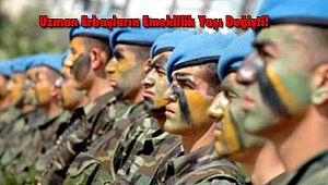 Uzman Erbaşların Emeklilik Yaşı Değişti! 