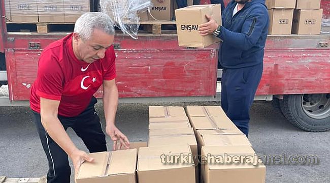 EMŞAV'dan Şehit Ailelerine Ramazan GIDA YARDIMI