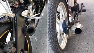 Mersin'de 1268 motosiklet trafikten men edildi