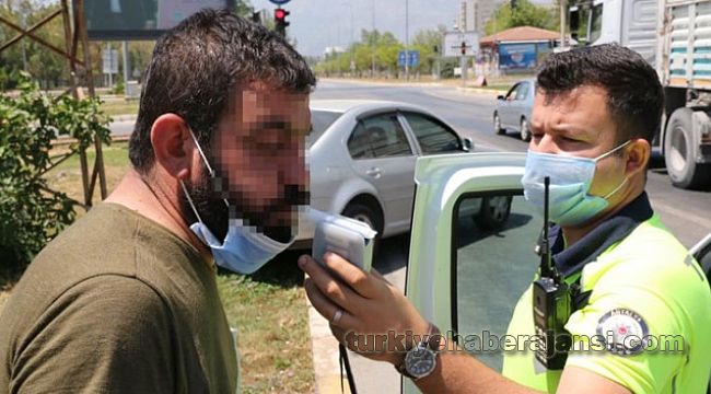 368 promil alkollü sürücü kaza yaptı,