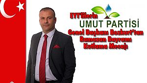 Başkan Bozkurt’tan Ramazan Bayramı Kutlama Mesajı