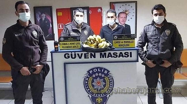 Emniyet Bekçilerinin Çalıntı Muz ile Fotoğrafla Poz Vermesine TEPKİ