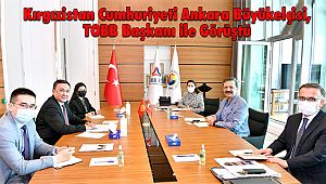 Kırgızistan Cumhuriyeti Ankara Büyükelçisi, TOBB Başkanı ile Görüştü