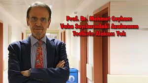 Prof. Ceyhan: Vaka Sayılarındaki Azalmanın Tedbirle Alakası Yok