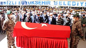 Şehit Polis Denizli'de baba ocağında toprağa verildi