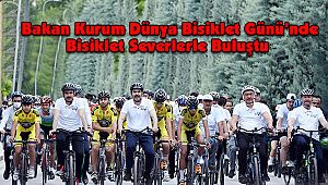 Bakan Kurum Dünya Bisiklet Günü’nde Bisiklet Severlerle Buluştu 