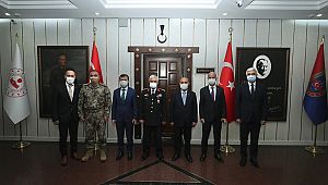 EGM Aktaş, Jandarma Genel Komutanı Çetin'i TEBRİK etti