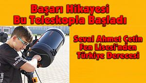 Seval Ahmet Çetin Fen Lisesi'nden Türkiye Derecesi