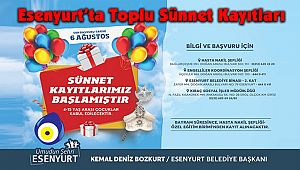 Esenyurt’ta Toplu Sünnet Kayıtları Başladı