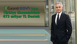 Garanti BBVA'dan Türkiye Ekonomisine 473 milyar TL Destek