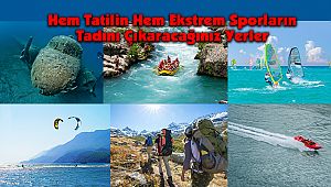 Hem Tatilin Hem Ekstrem Sporların Tadını Çıkaracağınız Yerler