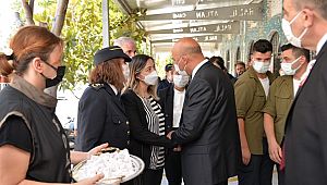 Müdür Şahne, şehit polisin LOKMA hayrına katıldı