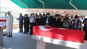 Kaza Kurbanı Polis ile Oğlu Son yolculuğa Uğurlandı 