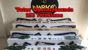 'Vatan' Operasyonunda 253 Tutuklama