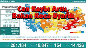 Can Kaybı Arttı, Bakan Koca Uyardı